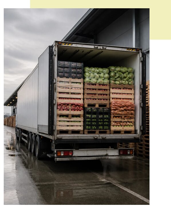 Перевозка плодоовощной продукции в Алапаевск по цене от 5353 р. | Агросервис-Лпв